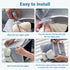 Jaoul Dog Car Seat for Small Dogs - Fully Detachable with Adjustable Straps Center Console Dog Car Seat - Comfortable