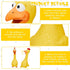 2 11 Inches Hungdao Pcs Rubber Chicken Squeaky Dog Toy Horse Toys Latex Reduce Separation Anxiety Screaming Chicken Toy
