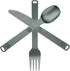 Magnetic Camping Utensils Set - Portable & Reusable Metal Travel Flatware, Outdoor Backpacking Cutlery Set, Knife, Fork