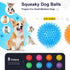 VITEVER 8 Colors 2.5” Squeaky Dog Toy Balls, Puppy Chew Toys for Teething, Durable Balls for Teeth Cleaning - Safe, BPA