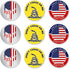 PinMarts Mix Bundle Pack of 9 Golf Ball Markers - Golf Accessories