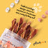 ASMPET Dog Treat Twists - Triple-Flavor Non-rawhide Chicken Chews with Fish & Duck for All Dogs