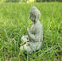 Meditating Buddha Statue, Natural Sandstone Buda Sculptures for Fish Tank Aquarium Decorations