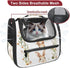 (1) Cozy Cute Baby Animal Bunny Rabbit Pet Carrier Airline Approved Soft Sided Portable Travel Pet Bag, Car Seat Safe