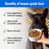 2lbs PetPlate Trail Blazin' Beef FreshBaked Dry Dog Food Grain-Inclusive, Gently Baked and Air-Dried Human Grade Dog