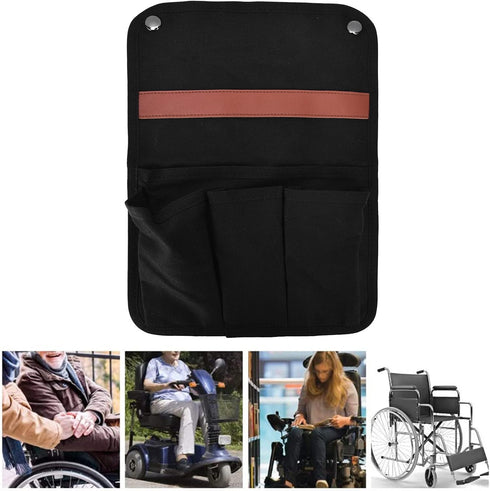 Garosa Armrest Storage Bag for Camping Chair, Chair Armrest Organizer with Multiple Pockets, Hanging Storage Pouch