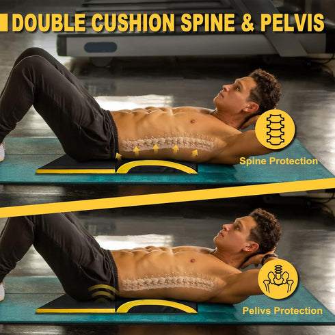 POWER GUIDANCE Ab Exercise Mat - Sit Up Pad for Full Range of Motion Ab Workouts