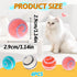 4PCS 1g 1.18 Inches Andiker Wool Cat Balls, Lightweight Soft Planet-Shape Funny Cat Balls Interactive Cat Toys