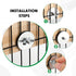 6 (7.1 7.1 Inch,Platform) Wettarn Pcs Bird Perch Platform Bird Corner Parrot Perch Corner Wooden Stand Sector