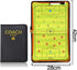 Soccer Coaching Tactical Board - Portable Magnetic Football Coach Blackboard with Player Markers, Pen, and Eraser
