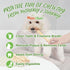 MON2SUN 6.5 Inch 60 Count Dog Rawhide Rolls Twist Sticks Chew Treats Chicken Flavor for Puppy and Small Dogs