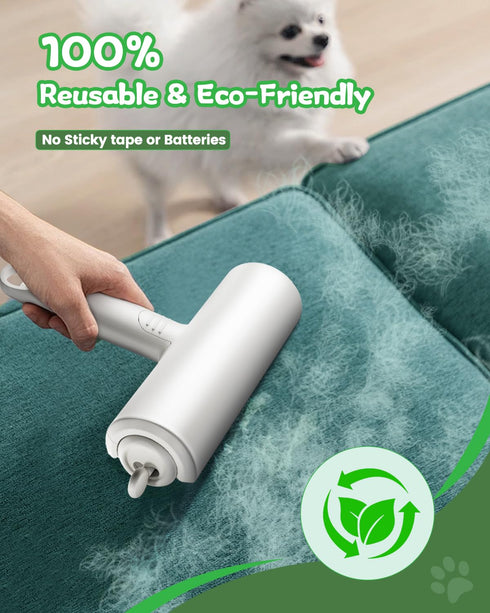 DAINTIER Pet Hair Remover, Reusable Lint Roller for Cat and Dog, Portable Multi-Surface Removal Tool