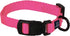 Hamilton Adjustable Nylon Dog Collar for Small Medium Large Dogs, Hot Pink, 3/8" Wide x 7-12" Neck