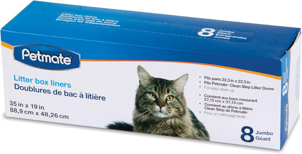 Petmate Booda Clean Step Cat Litter Box Dome Replacement Liners, Jumbo