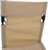 Nurnesy Camping Backrest Cushion, Camping Folding Chair Cushion Backrest Casual Stylish Aluminium Alloy Folding Beach