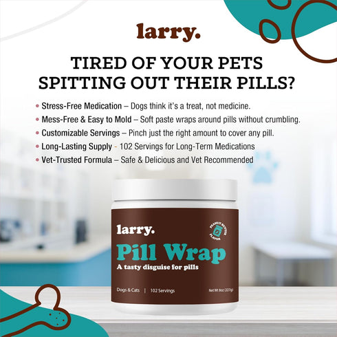 102 8 oz Peanut Butter Pill Wrap for Dogs - Pet Pill Paste - Hide Dog Medication Pockets - Dog Treats for Medicine Hide