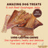 Amazing Dog Treats, Beef Esophagus Jerky for Dogs, 6 Inch - 50 Pc/Pack, Beef Gullet Chews