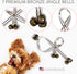 Hanging Door Bells for Potty Training - Decorative Dog Door Bells for Door, Puppy Supplies for Pet Dogs, Pet Supplies, Dog Training Bells, Black and White Strap with Bells, 1-Pk