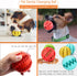 Sunglow 2 Pack Dog Toy Ball - Nontoxic Bite Resistant Teething Toys for Small/Medium/Large Dogs and Puppies