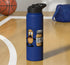 Peanut Butter Peanut Foodie Funny Surprised Peanut Looking At Peanut Butter Stainless Steel Insulated Water Bottle