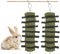 Generic Rabbit Bunny Treat Hamster Chew Toys, Grass Cakes Heart Shaped Chew Toys for Pets 2Pcs