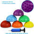 Yes4All Hedgehog Balance Pods for Exercise, Core Body Balancing, Set of 6 with Hand Pump