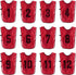PATIKIL Soccer Training Vest, Team Sports Pinnies Reversible Numbered Soccer Practice Pennies