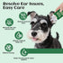 30g 5.5" Dog Ear Plucking Powder & Hair Removal Tool Kit Dog Ear Powder for Hair Removal, Hemostat Ear Hair Removal