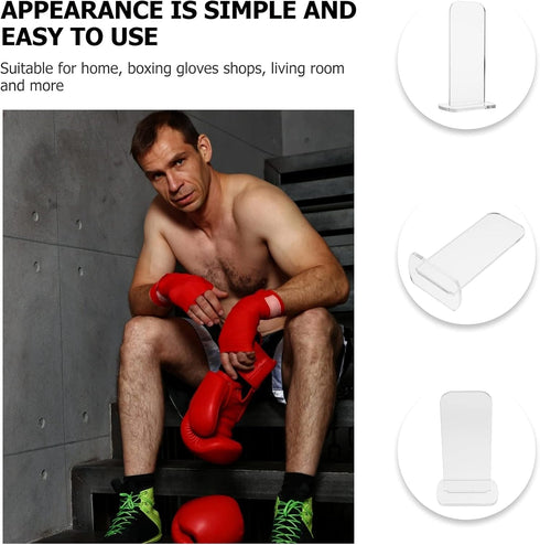 NUOBESTY Boxing Gloves Display Stand, Vertical Holder Rack for Boxing Gloves and Baseball Gloves