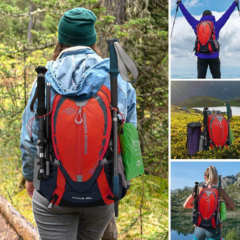 INOXTO 25L Small Hiking Backpack with 2L Water Bladder and Waterproof Rain Cover, Hydration Backpack