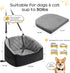 KANGREST 30 Lbs, 2 Dog Car Seat for Small Dogs Up to Pet Travel Safety Bed for Puppy Cat, Fits in Front/Back Seat, Anti