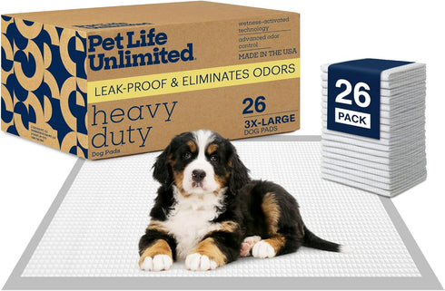 Pet Life Unlimited Heavy Duty 3XL Puppy Pads for Dogs, Potty Training
