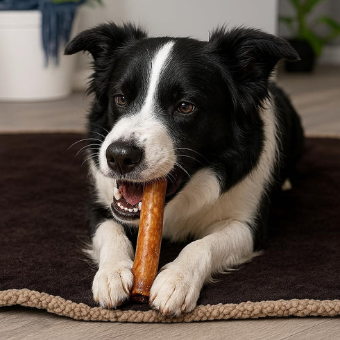 100% 8" 10 Count/1 Pack Pet Factory Made in USA Beefhide Rolls Dog Chew Treats - Beef & Chicken Flavor