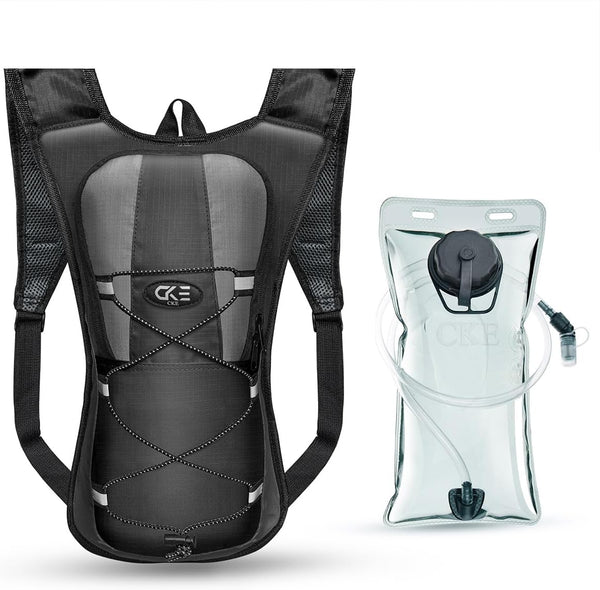 Hydration Backpack with 2L Bladder - Water Pack for Men Women Kids for Running Hiking Biking