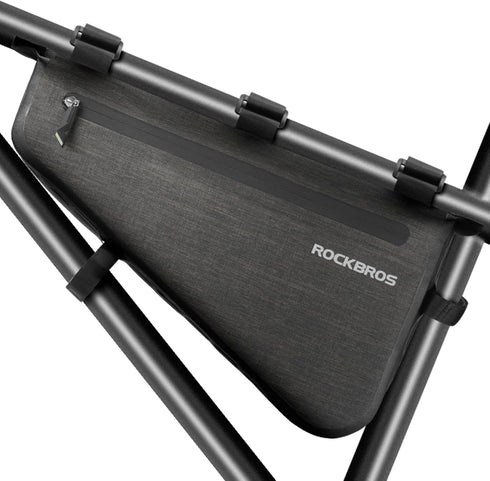 ROCKBROS 8L Waterproof Bike Frame Bag - Bikepacking Triangle Storage Bag