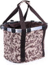 Pet Dog Bike Basket & Carrier Bag- Foldable Detachable Pet Travel Bicycle Basket - Small Animal Dog Cat Rabbit Bike Ride Basket Carrier (Coffee)
