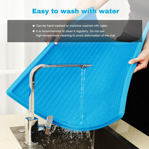 24" 24" Pee Pad Holder, Puppy Pad Holder, x Heavy Silicone Pee Tray Mat for Dogs with Clips, Reusable, High Edge