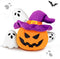 Halloween Dog Toy - Pumpkin & Ghosts Plush Squeaky Toys, Halloween Gifts for Small Medium Large Dogs