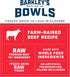 16 Oz Barkleys Bowls, Freeze-Dried Raw Beef Dog Food, Fresh Whole Food Ingredients with Farm-Raised Beef, Grain Free