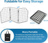 Dog Car Barrier - Foldable & Adjustable Divider for SUV Trunk Cargo Area, Dog Gate