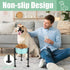 Elevated Dog Bowl Stand, Fits 6-10in Bowls Raised Dog Bowls Holder, 4 Height Adjustable Dog Food Water Feeder Pet Feeding Stand for Large Medium Breeds