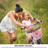 Kid Bike Basket - Flower Style Plastic Front Handlebar Basket for Outdoor Cycling