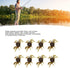 8Pcs 5.1in 1.2oz Artificial Crab Lures, Soft Bait with Hooks, Crab Bait Simulation for Freshwater Saltwater Fishing