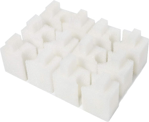 LTWHOME Compatible Foam Filter Pads - Fit for Fluval U1 Aquarium Filters (Pack of 12)