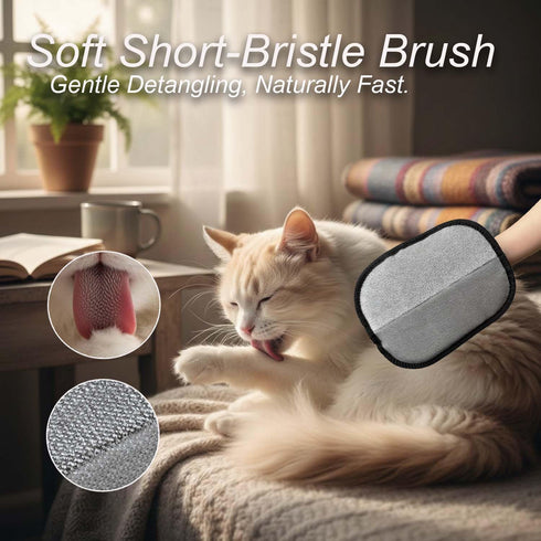 NOTYETING 1-Pack, Pet Hair Removal Glove for Dogs and Cats - Upgraded Electrostatic & Reusable Magic Brush Tool