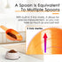 Dog Food Scoop, Melamine Pet Food Measuring Cup - 1 Cup, 1/2 Cup, 1/4 Cup, Dishwasher Safe - Orange