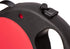 doggo Everyday Retractable Dog Leash, 16' Long Belt, Large for Dogs Up to 110 lbs, Red with Black Handle