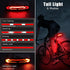 WSDCAM Smart Bike Tail Light with Turn Signals, Rechargeable Waterproof Bike Alarm Horn
