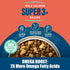 Wild Salmon SUPER3+ Dry Dog Food, High-Protein Blend with Freeze-Dried Raw Salmon, 3-lbs