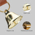 BOUYOTA Dog Door Bells for Potty Training, Big Brass Puppy Housebreaking Bell with Leather Strap, Train Your Dog